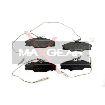 Jeu de 4 plaquettes de frein avant MAXGEAR 19-0551