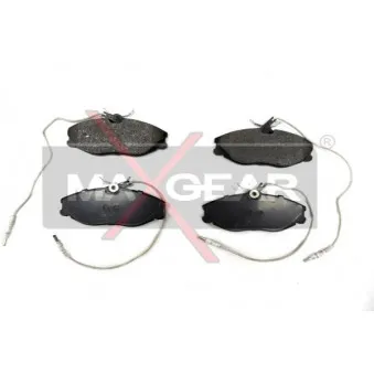 Jeu de 4 plaquettes de frein avant MAXGEAR 19-0552