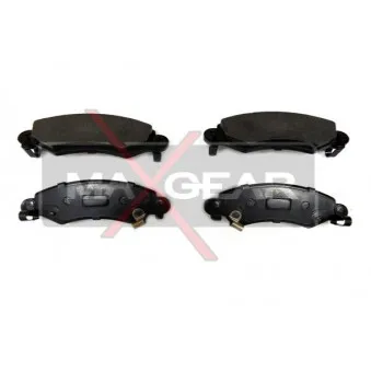 Jeu de 4 plaquettes de frein avant MAXGEAR 19-0554