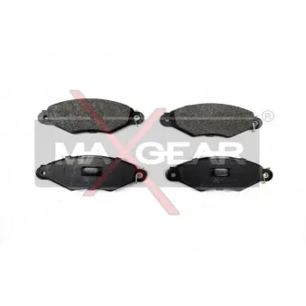 Jeu de 4 plaquettes de frein avant MAXGEAR 19-0555