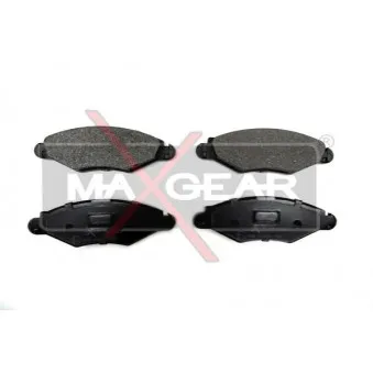 Jeu de 4 plaquettes de frein avant MAXGEAR 19-0556