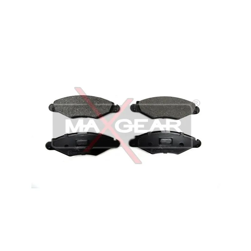 Jeu de 4 plaquettes de frein avant MAXGEAR 19-0556