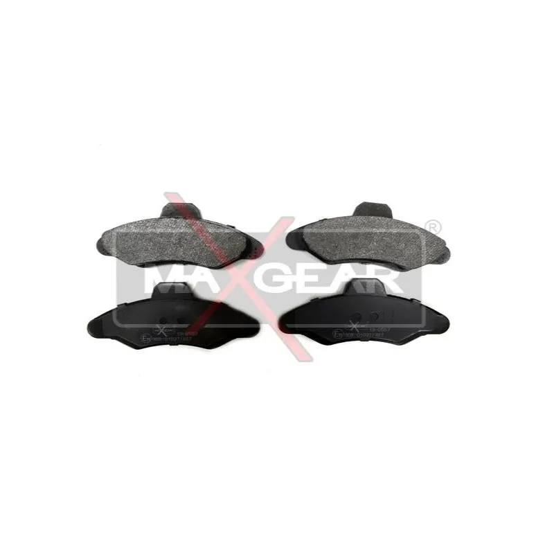 Jeu de 4 plaquettes de frein arrière MAXGEAR 19-0557