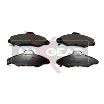 Jeu de 4 plaquettes de frein avant MAXGEAR 19-0558