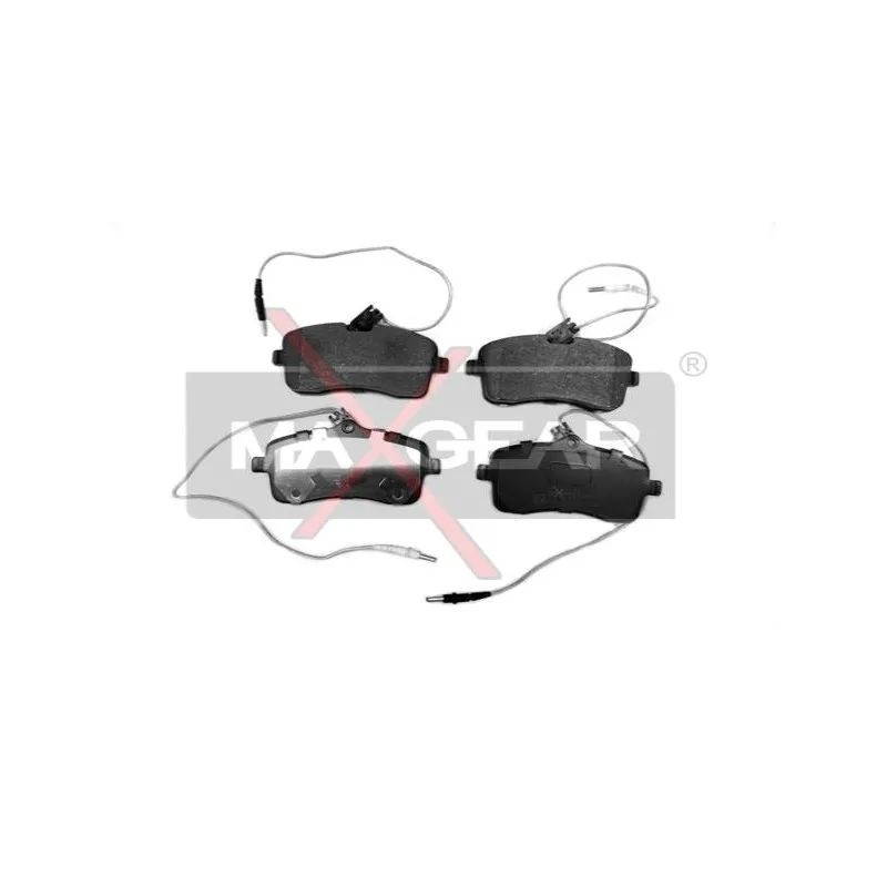 Jeu de 4 plaquettes de frein avant MAXGEAR 19-0560