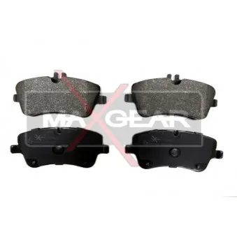 Jeu de 4 plaquettes de frein avant MAXGEAR 19-0561