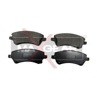 Jeu de 4 plaquettes de frein avant MAXGEAR 19-0563