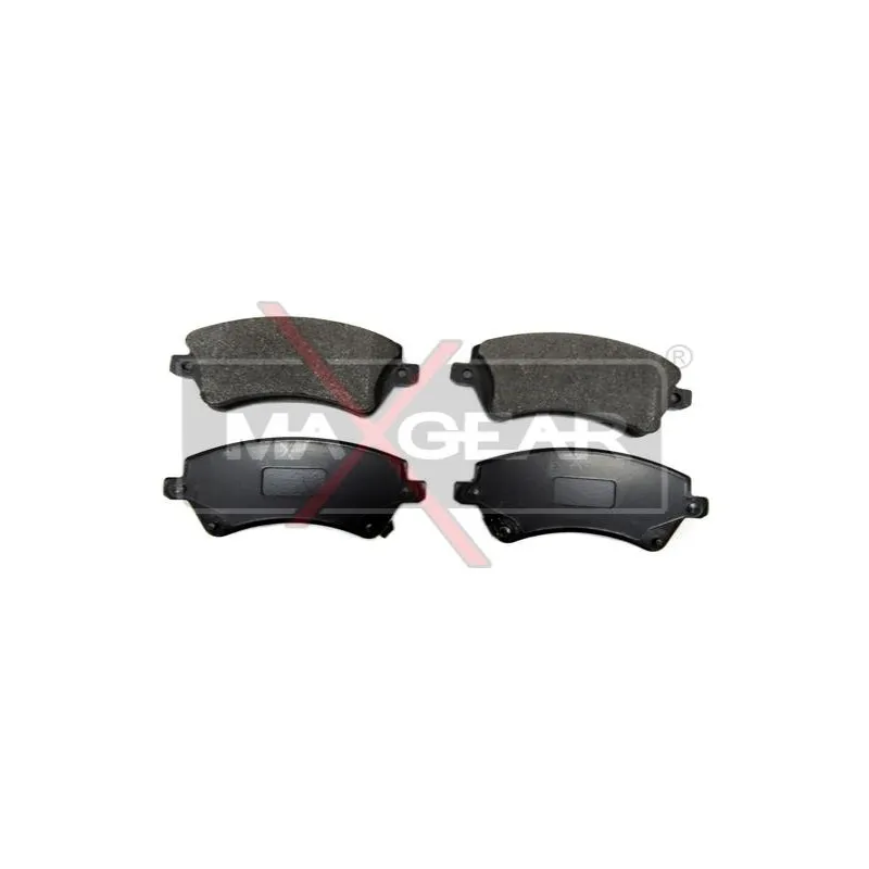 Jeu de 4 plaquettes de frein avant MAXGEAR 19-0563
