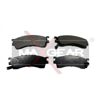 Jeu de 4 plaquettes de frein avant MAXGEAR 19-0565