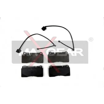 Jeu de 4 plaquettes de frein avant MAXGEAR 19-0567