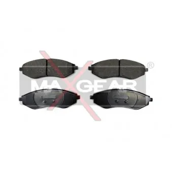 Jeu de 4 plaquettes de frein avant MAXGEAR 19-0568