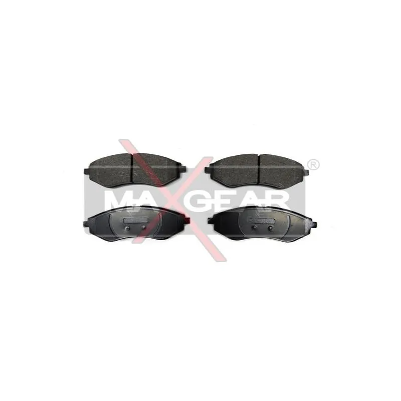 Jeu de 4 plaquettes de frein avant MAXGEAR 19-0568