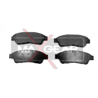 Jeu de 4 plaquettes de frein avant MAXGEAR 19-0569