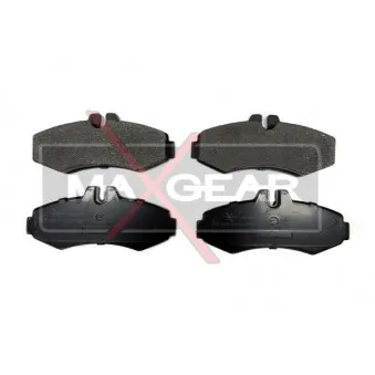 Jeu de 4 plaquettes de frein avant MAXGEAR 19-0571