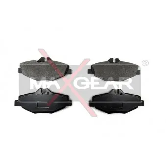 Jeu de 4 plaquettes de frein arrière MAXGEAR 19-0572