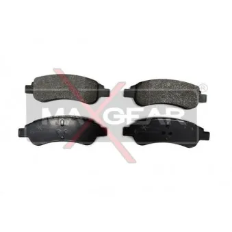 Jeu de 4 plaquettes de frein avant MAXGEAR 19-0574