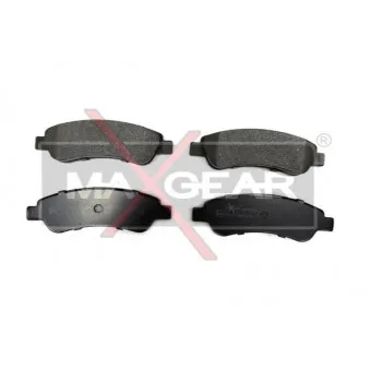Jeu de 4 plaquettes de frein arrière MAXGEAR 19-0575