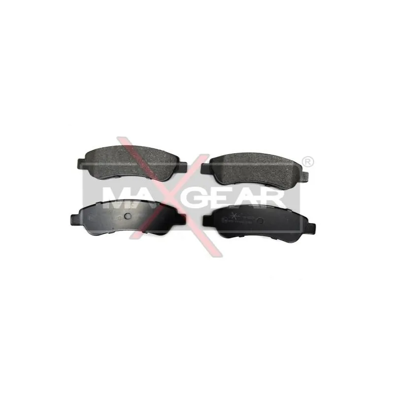 Jeu de 4 plaquettes de frein arrière MAXGEAR 19-0575