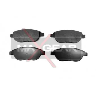 Jeu de 4 plaquettes de frein avant MAXGEAR 19-0576