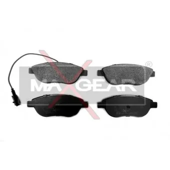 Jeu de 4 plaquettes de frein avant MAXGEAR 19-0577