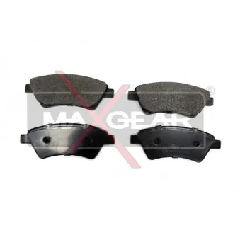 Jeu de 4 plaquettes de frein avant MAXGEAR 19-0579