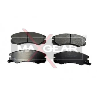 Jeu de 4 plaquettes de frein avant MAXGEAR 19-0581