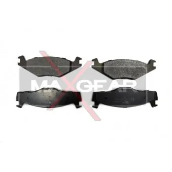 Jeu de 4 plaquettes de frein avant MAXGEAR 19-0582