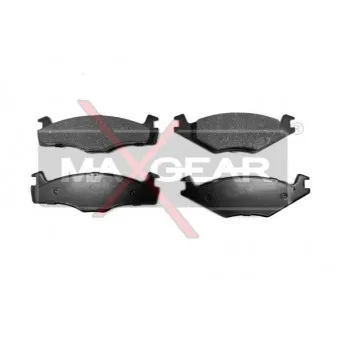 Jeu de 4 plaquettes de frein avant MAXGEAR 19-0583