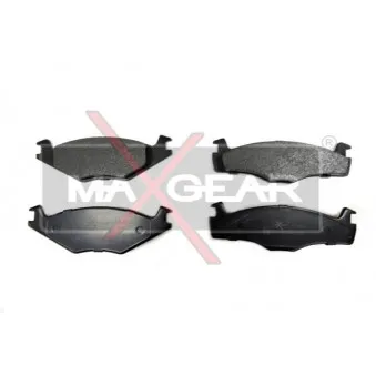 Jeu de 4 plaquettes de frein avant MAXGEAR 19-0584