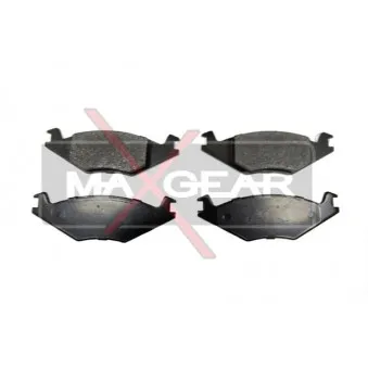 Jeu de 4 plaquettes de frein avant MAXGEAR 19-0585
