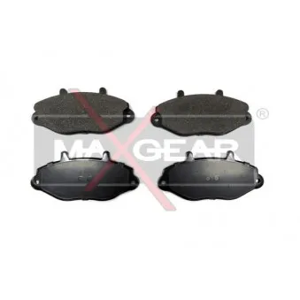 Jeu de 4 plaquettes de frein avant MAXGEAR 19-0589