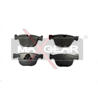Jeu de 4 plaquettes de frein arrière MAXGEAR 19-0590