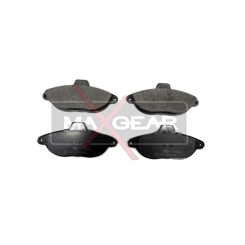 Jeu de 4 plaquettes de frein avant MAXGEAR 19-0591