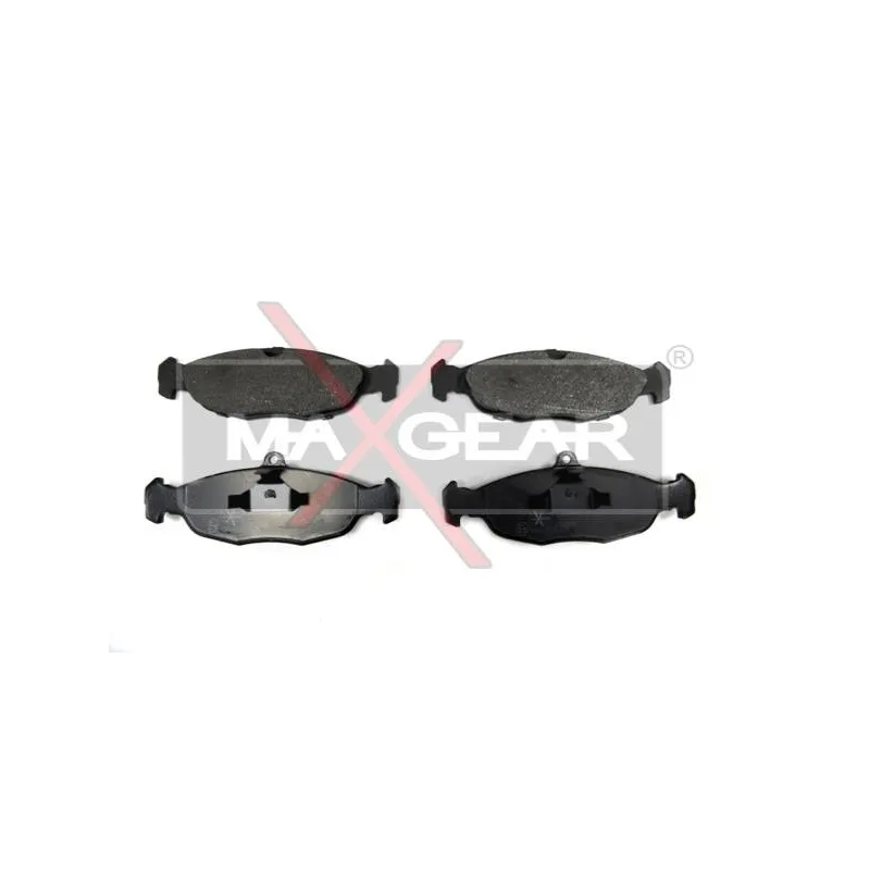 Jeu de 4 plaquettes de frein arrière MAXGEAR 19-0592