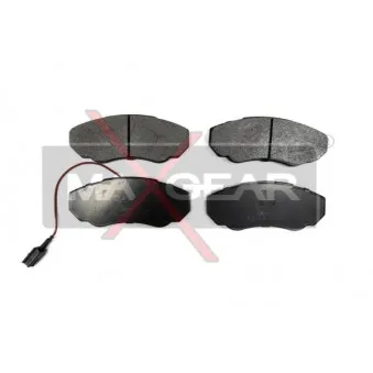Jeu de 4 plaquettes de frein avant MAXGEAR 19-0594