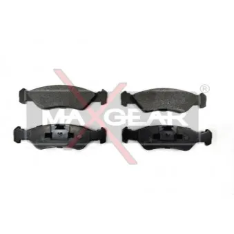 Jeu de 4 plaquettes de frein avant MAXGEAR 19-0595