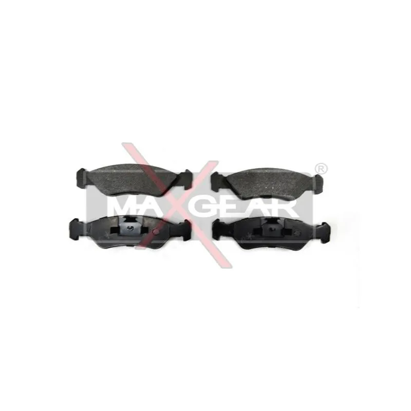 Jeu de 4 plaquettes de frein avant MAXGEAR 19-0595