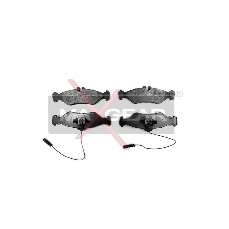 Jeu de 4 plaquettes de frein arrière MAXGEAR 19-0597