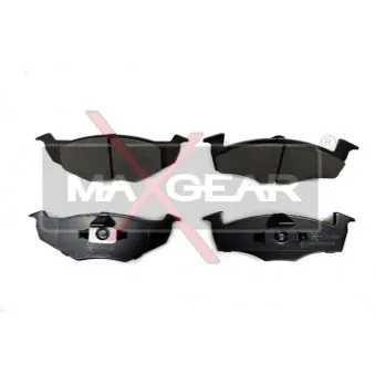 Jeu de 4 plaquettes de frein avant MAXGEAR 19-0599