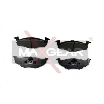 Jeu de 4 plaquettes de frein avant MAXGEAR 19-0608