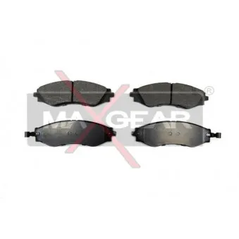 Jeu de 4 plaquettes de frein avant MAXGEAR 19-0609