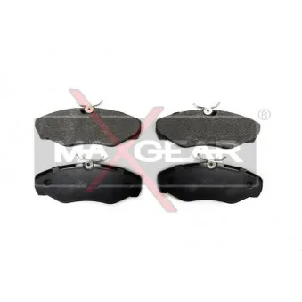 Jeu de 4 plaquettes de frein avant MAXGEAR 19-0610