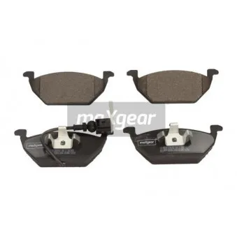 Jeu de 4 plaquettes de frein avant MAXGEAR 19-0613