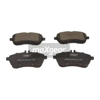 Jeu de 4 plaquettes de frein avant MAXGEAR 19-0615