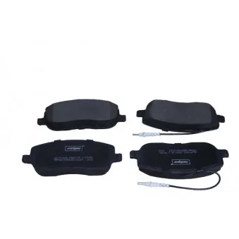 Jeu de 4 plaquettes de frein avant MAXGEAR 19-0616