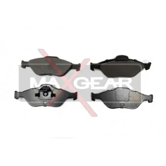 Jeu de 4 plaquettes de frein avant MAXGEAR 19-0619