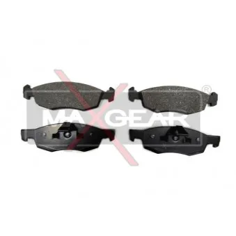 Jeu de 4 plaquettes de frein avant MAXGEAR 19-0621