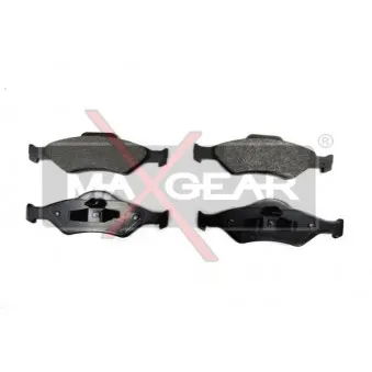 Jeu de 4 plaquettes de frein avant MAXGEAR 19-0622