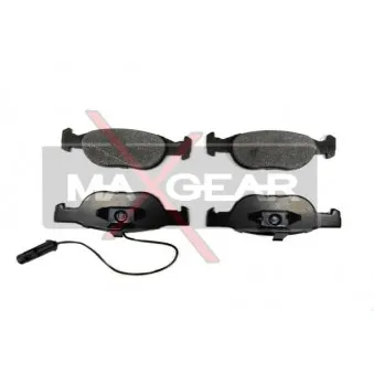 Jeu de 4 plaquettes de frein avant MAXGEAR 19-0626