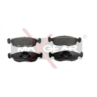 Jeu de 4 plaquettes de frein avant MAXGEAR 19-0629